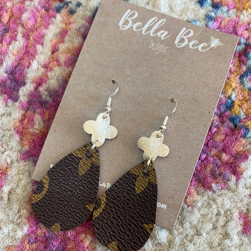 Upcycled BBD Designer Earrings – Bella Bee Designs NC